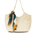 Wholesale Low Price Beach Bag Water Hyacinth Handbag Straw Tote Bag Rattan Bag